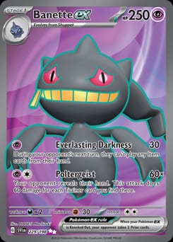 2023 Scarlet & Violet Banette ex #229 card
