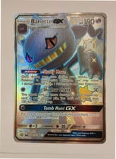 Hidden Fates Shiny Vault Banette-GX #SV61 card