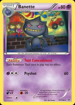 2015 Roaring Skies Banette #31 card