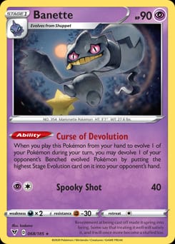 Vivid Voltage Banette #68 card