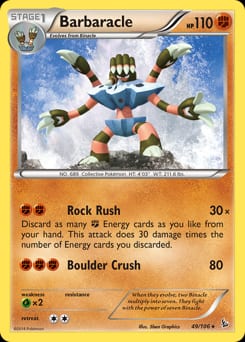 2014 Flashfire Barbaracle #49 card