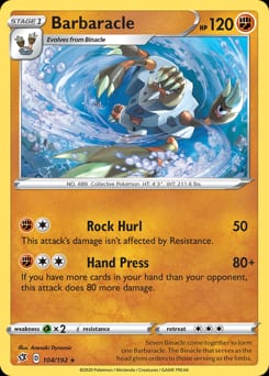 Rebel Clash Barbaracle #104 card