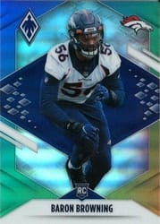 2021 Panini Phoenix Base Set Baron Browning #186 card