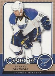 2008-09 O-Pee-Chee Base Set Barret Jackman #460 card