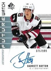 2019-20 SP Authentic Base Set Barrett Hayton #195 card