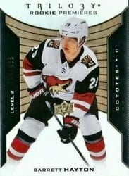 2019-20 Upper Deck Trilogy Base Set Barrett Hayton #108 card