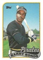 1989 Topps Base Set Barry Bonds #620 card