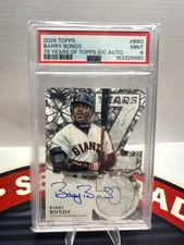 2026 Topps 75 Years of Topps Die-Cut Autographs Barry Bonds #75YA-BBO card