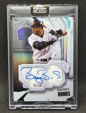2026 Topps Chrome Black Ivory Autographs Barry Bonds #IVA-BB card