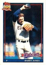 1991 Topps Base Set Barry Jones #33 card