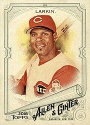 2018 Topps Allen & Ginter Base Set Barry Larkin #92 card