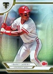 2018 Topps Triple Threads Base Set Barry Larkin #95 card