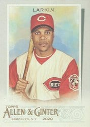 2020 Topps Allen & Ginter Base Set Barry Larkin #92 card