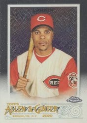 2020 Topps Allen & Ginter Chrome Base Set Barry Larkin #92 card