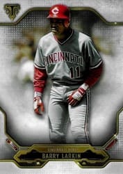 2020 Topps Triple Threads Base Set Barry Larkin #28 card