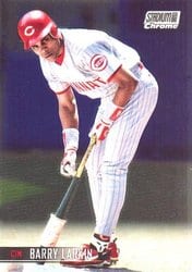 2021 Stadium Club Chrome Base Set Barry Larkin #72 card