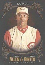 2021 Topps Allen & Ginter X Base Set Barry Larkin #78 card
