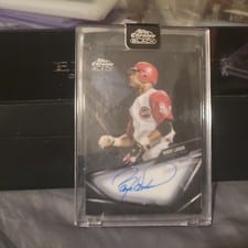 2021 Topps Chrome Black Autographs Barry Larkin #CBA-BL card
