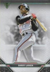 2021 Topps Triple Threads Base Set Barry Larkin #52 card