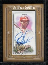 2022 Topps Allen & Ginter Mini Autographs Barry Larkin #MA-BLA card