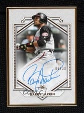 2022 Topps Definitive Collection Framed Autographs Barry Larkin #DCFA-BL card