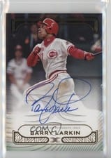 2023 Topps Definitive Collection Defining Images Autographs Barry Larkin #DIA-BL card