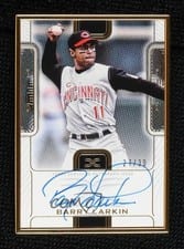 2023 Topps Definitive Collection Framed Autographs Barry Larkin #DCFA-BL card