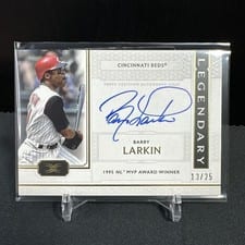 2024 Topps Definitive Collection Legendary Autographs Barry Larkin #LAC-BL card