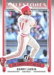 2025 Donruss Milestones Barry Larkin #18 card