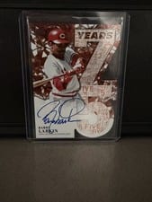 2026 Topps 75 Years of Topps Die-Cut Autographs Barry Larkin #75YA-BL card