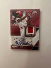 2026 Topps Major League Material Autographs Barry Larkin #MLM2-BL card