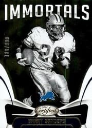 2018 Panini Certified Base Set Barry Sanders #132 card