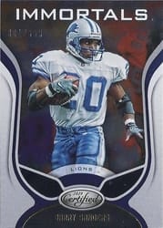 2019 Panini Certified Base Set Barry Sanders #101 card