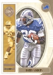 2019 Panini Legacy Base Set Barry Sanders #111 card