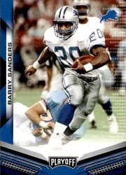2019 Panini Playoff Base Set Barry Sanders #137 card