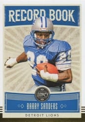 2020 Panini Legacy Record Book Barry Sanders #RB-BS card