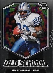 2020 Panini Mosaic Old School Barry Sanders #OS13 card