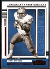 2021 Panini Legendary Contenders Barry Sanders #LGD-BSA card