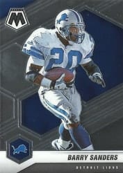 2021 Panini Mosaic Base Set Barry Sanders #75 card