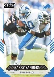 2021 Score Base Set Barry Sanders #131 card