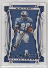 2022 Panini National Treasures Barry Sanders Purple #80 card