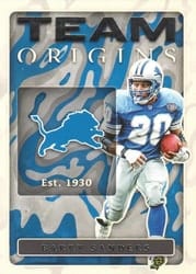 2022 Panini Origins Team Origins Barry Sanders #TO-10 card