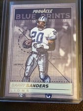 2024 Panini Encore Pinnacle Blue Prints Barry Sanders #11 card