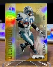 2024 Panini Prizm Deca Decade Dominance Barry Sanders #22 card