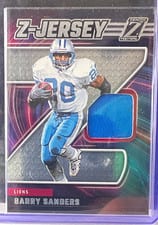2024 Panini Zenith Z Jersey Barry Sanders #ZJ33 card