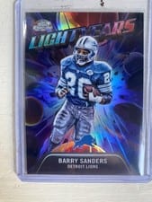 2025 Topps Cosmic Chrome Light Years Barry Sanders #LY-6 card