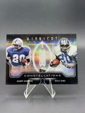 2024 Topps Midnight Constellations Barry Sanders / Billy Sims #C-7 card