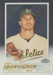 2020 Topps Allen & Ginter Chrome Base Set Barry Zito #81 card