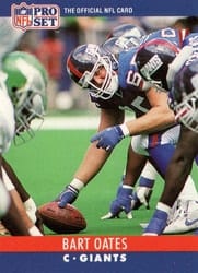 1990 Pro Set Base Set Bart Oates #229 card