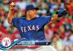 2018 Topps Update Base Set Bartolo Colon #US45 card